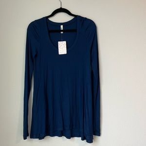 Free People Blue Tunic Size: S
